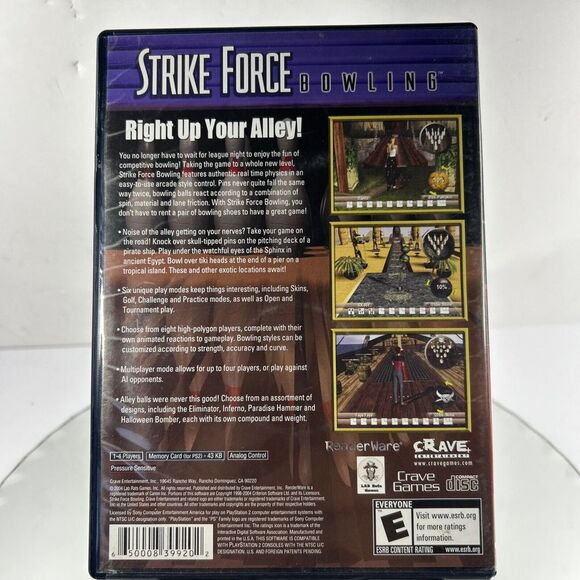 Strike Force‎ Bowling (Sony PlayStation 2) PS2 Complete CIB - Picture 2 of 4
